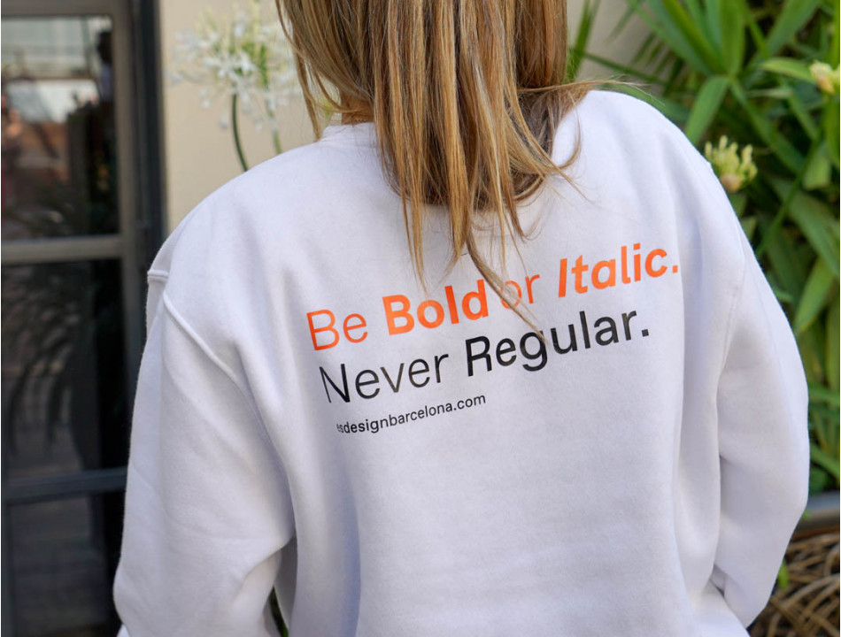 Sudadera BE BOLD